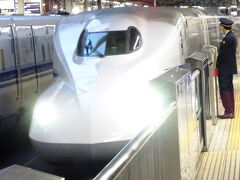 今回も箱根の時と同じく、新幹線こだま号で東京から三島まで行き、そこからバスで現地入りするパターン。