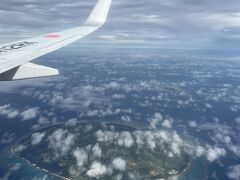 多良間島が見えてきました。
あと少し！