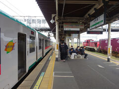 終点の小牛田駅に到着。