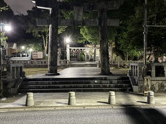 そして春日神社を訪れる…が、風鈴ま飾りは吊るされてはいなかった…。

春日神社　20：05（3.6km・115.2km・115.2km・27.0km/h）
　　　　　20：11