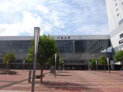旭川駅に到着。今日は電車ではなくバス旅です。