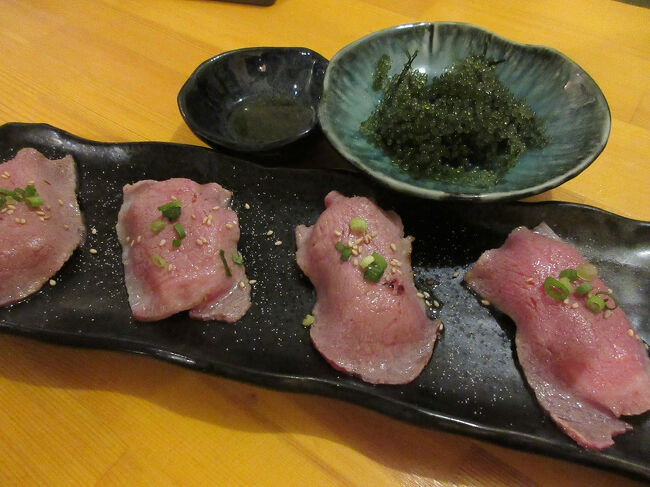 石垣牛のにぎり<br /><br />料理が美味しかったのでお酒を飲み過ぎちゃいました（笑）