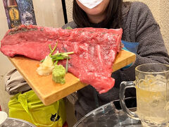 こんなに大きくて沢山の鮪が骨に付いています