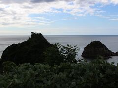 ２時位に、妙見浦で少し休憩を