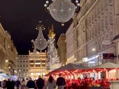 近くにあったペスト記念柱は17世紀に流行ったペストの終息を祈念して建てられたものだとか。
現代でもコロナが流行り、とても怖い思いをしましたが、当時はもっと大変だったんでしょうね。