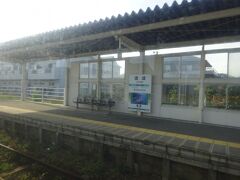渡波駅。また高校生がたくさん乗ってきた。