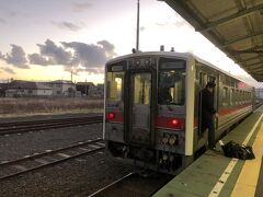 根室駅に到着しました。