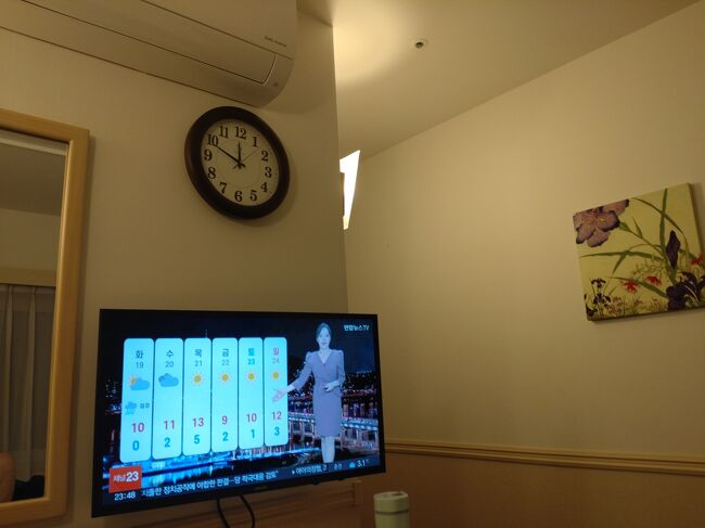 寒そうな明日の天気予報を確認しながら、おやすみなさい。