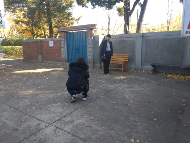 ポーズを変えて