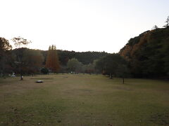 広々とした定光寺公園