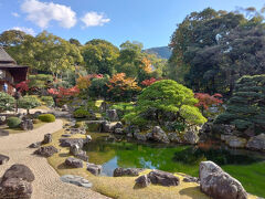 有名な三宝院の庭園