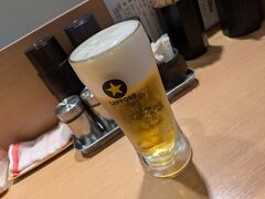 生ビールで乾杯