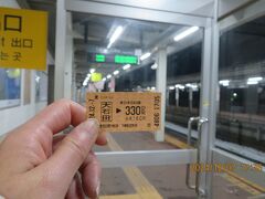 真っ暗な雪道を大石田駅まで無事に戻りました
新幹線への接続は良かったけど、普通列車までまた待つんですよ・・・
そして売店や駅窓口は17時半ごろに閉まってしまう・・・
待合室は夜中まで開いてるようです。だけど地元民は外の椅子で待ってるの！
雪が降ってきて寒いのに・・・
この時間もタクシーは外で待機してましたよ。