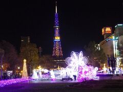 18時半に友達と約束しているけど時間があるので大通公園に行ってみよう、と来てみたらあれ、何かやってます？
