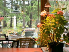 テラスに面したカウンター席はお食事のお客さん用みたいで、飲み物だけの私は案内されず、テラス席は季節的にまだオープンしておらず、ちょっと残念。