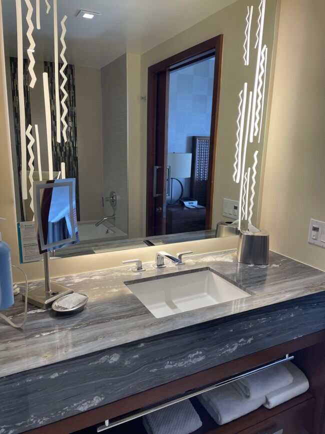 洗面台はこの位の広さがあると使いやすいです！