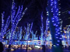 夜のイルミネーション綺麗でした