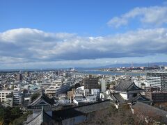 天守からの眺め。
