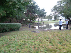 本丸のあった辺りには，池がありました．