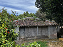 集落を歩いて回ると趣のある小屋。
物置かなあ。
