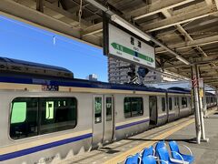君津駅で乗り換えです。