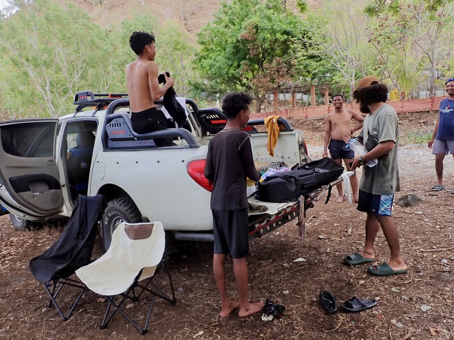 首都、ディリに帰ります。<br />(掲載許可済み)