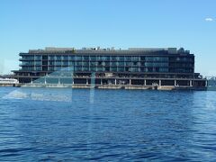 ホテルが見えてきました。
