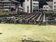湯畑
早く温泉に浸かりたい