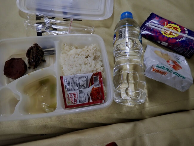 弁当の味はそれなりです。<br />食べれないと言う感じでは無いのですが、余り美味しくありません。<br />食べた事は無いのですが、刑務所の臭い飯を思い浮かべます。