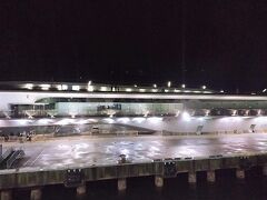 大さん橋に着岸します。
乗客が既に待っていました。