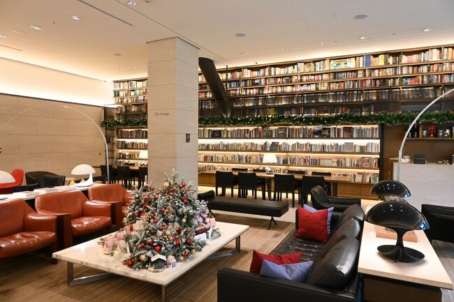 ロビーはこんな感じで本に囲まれた空間になっています。5000冊近い本があるそうです。<br />こういうところにある本を読んでいると、次に行きたい街をみつけてしまいます。