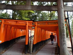 伏見稲荷大社
コロナ禍のころの写真、あのころは本当に良かった
今では外国人がぞろぞろ・・
今やインバウンドの聖地と化した伏見稲荷大社
この赤い鳥居がエキゾチックに見え大人気らしい
伏見稲荷大社といえば全国の稲荷神社の総本宮だが、お参りするというより、映え写真を撮るための観光スポットと化した感がある、拝観料もないし

伏見稲荷大社駅では、案の定たくさんの外国人が乗り降りしていた
もう行く気はないのでパス、紅葉で有名な東福寺へと向かった
午前は石清水八幡宮、午後は東福寺とその周辺、というスケジュール