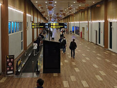 SQ機は、ほぼ定刻にバリ島の玄関口 ングラライ空港へ到着。降機後、長い廊下を歩いてイミグレへと向かう。この時間は複数の到着機が重なり、けっこう混んでいたのだが、事前にE-VOA（到着時ビザ）を取得、新設されたバリ島の観光税もバリ州政府の公式サイトから納めておいたのでイミグレでは待たされず、スムーズに通過できた。