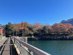 湖尻水門付近の紅葉。今年は比較的遅い時期まで紅葉が楽しめたように思えます。