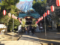 地元の中野氷川神社へ初詣しました