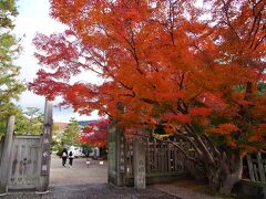 依水園・寧楽美術館の入り口です。
紅葉が綺麗でした。
奈良は京都ほど混雑はなく快適に観光できるのが良いです。