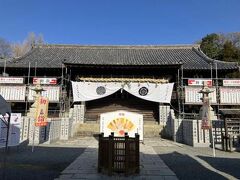 広峰山の山頂には、廣峯神社
拝殿