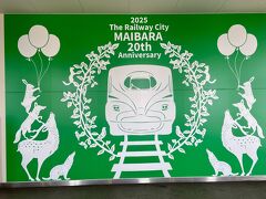木ノ本へ行く電車が遅延していたので、米原駅で改札の外へ
2024年の新幹線米原駅 誕生60周年の青い壁画？とこの2025年に米原市制 20周年という緑の壁画がお出迎え

ローカル線なのに外国からの旅人が多いなあーと思っていた謎が今日とけた気が‥
『SHOGUN 将軍』の影響で関ヶ原に行くのね！
