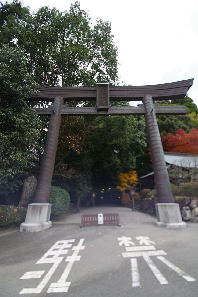 神楽で有名な高千穂神社。今回時間の関係で見ることはできませんでしたが厳かな雰囲気でした。