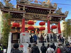 関帝廟も賑やか
入場規制かも