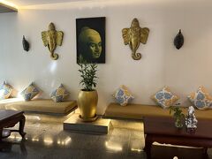 かわいいインテリアのロビー。