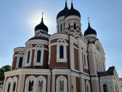 ロシアの支配下だった時代に　ロシア正教会として建てられた　タリンで一番大きい教会（旧市街の街並みからちょっと浮いてる感あり）
