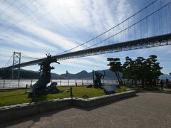 目の前はみもすそ川公園