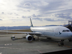 搭乗です。A330