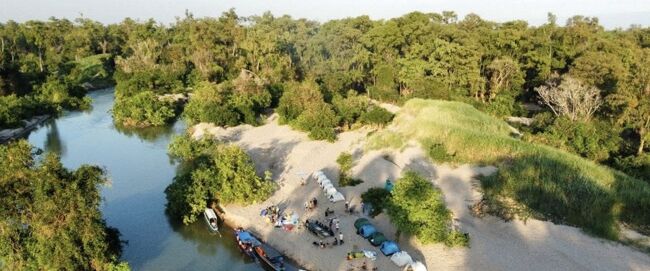 メコン川のエコツアーコッハン島のクルーズツアーです。