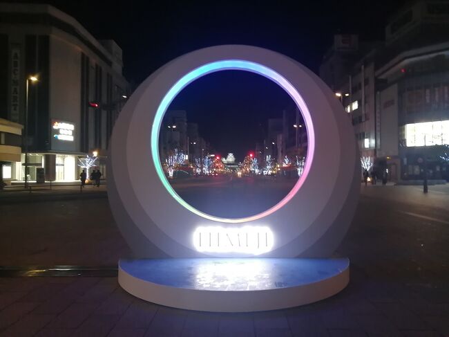 姫路城が見えます