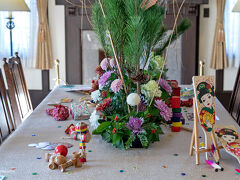 ベーリックホール：和あそび、新春を楽しむ（Pompon mum）