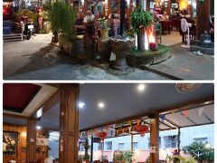 最初の夕食は口コミのよかった
「Ta Restaurant」

脇道を入った場所にあります。

