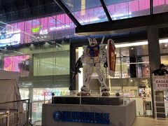 異国の地で頑張るガンダム。