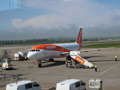 Edinburgh空港で見た飛行機
この機体でBristolまで飛びました。
